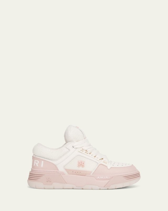 MA-1 Mesh & Leather Chunky Sneakers